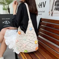 New  Bags New And New Tote Bags Beach Bags Knitted Bags Hollow Bags Biscima Style Woven Bags main image 4