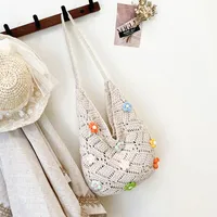 New  Bags New And New Tote Bags Beach Bags Knitted Bags Hollow Bags Biscima Style Woven Bags sku image 4