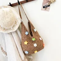 New  Bags New And New Tote Bags Beach Bags Knitted Bags Hollow Bags Biscima Style Woven Bags sku image 5
