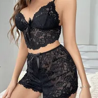 Europe And The United States Designed Supply  Explosions Pajamas Lace Sexy Home Clothes Women's Underwear Casual Comfortable Pajamas main image 4