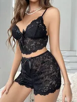 Europe And The United States Designed Supply  Explosions Pajamas Lace Sexy Home Clothes Women's Underwear Casual Comfortable Pajamas sku image 3