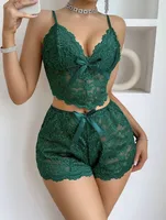 Europe And The United States Designed Supply  Explosions Pajamas Lace Sexy Home Clothes Women's Underwear Casual Comfortable Pajamas sku image 14