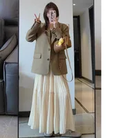 Women's Skirt Simple Style Classic Style Solid Color Maxi Long Dress Daily sku image 16