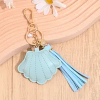 Shell Conch Pearl Tassel Keychain Europe And The United States  New Ocean Wind Bag Car Key Pendant Wholesale main image 3