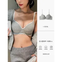 Traceless Underwear Women's Gathering Small Chest Showy Large Autumn And Winter Non-steel Rings Soft Support Anti-sagging Paramelic Bra sku image 2