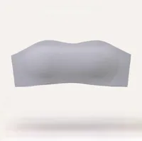 Factory Direct Thin Suspended Tube Chest Small Chest Gathered Large Seamless Underwear Women's Anti-sagging Bra A Generation Of Hair sku image 13