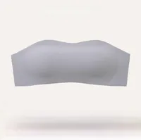 Factory Direct Thin Suspended Tube Chest Small Chest Gathered Large Seamless Underwear Women's Anti-sagging Bra A Generation Of Hair sku image 16