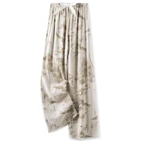 Cotton Silk Pajama Pants Women's Summer Thin Artificial Cotton Wide Leg Pants Spring And Autumn Outer Wear Loose Home Casual Cropped Pants sku image 52