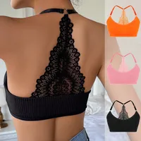 New Style Underwear Bra Women's Lace Vest Collocated Assemblage Double Shoulder Strap Adjustable Foreign Trade Women's Bra main image 1
