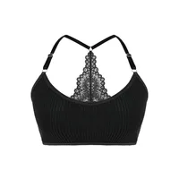 New Style Underwear Bra Women's Lace Vest Collocated Assemblage Double Shoulder Strap Adjustable Foreign Trade Women's Bra main image 4