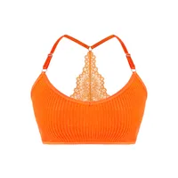 New Style Underwear Bra Women's Lace Vest Collocated Assemblage Double Shoulder Strap Adjustable Foreign Trade Women's Bra sku image 6