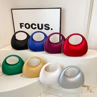 Acrylic Bag  New Fashion  Clutch Bag Personalized Crescent Celebrity Chain Crossbody Dinner Bag main image 1