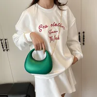 Acrylic Bag  New Fashion  Clutch Bag Personalized Crescent Celebrity Chain Crossbody Dinner Bag main image 4