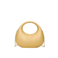 Acrylic Bag  New Fashion  Clutch Bag Personalized Crescent Celebrity Chain Crossbody Dinner Bag sku image 3