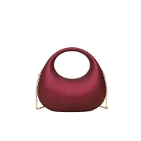 Acrylic Bag  New Fashion  Clutch Bag Personalized Crescent Celebrity Chain Crossbody Dinner Bag sku image 5
