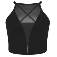 Women's Bra Vest-style Sexy Mesh Hollow Thin Strap Cross Soft Breathable Waist  Bra For Women main image 4