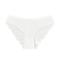 Foreign Trade New Ladies Underwear Lace Perspective Breathable Half Hip Upper Support Comfortable Waist Briefs Manufacturers sku image 7