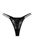 Foreign Trade Special For Sexy Ladies Underwear Lace Knitted Quick-drying One-piece Perspective Thin Belt Low Waist Underwear Women's In Stock sku image 3
