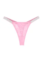Foreign Trade Special For Sexy Ladies Underwear Lace Knitted Quick-drying One-piece Perspective Thin Belt Low Waist Underwear Women's In Stock sku image 9
