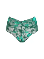 Size New Foreign Trade Full Lace Underwear Women's Gradient Color French Romantic Sexy Women's Boxer Briefs sku image 14