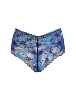 Size New Foreign Trade Full Lace Underwear Women's Gradient Color French Romantic Sexy Women's Boxer Briefs sku image 18
