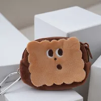 Biscuit Coin Purse Plush Cute School Bag Pendant Accessories Cookies Biscuit Coin Purse Bag Student Portable main image 1