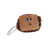 Biscuit Coin Purse Plush Cute School Bag Pendant Accessories Cookies Biscuit Coin Purse Bag Student Portable main image 4