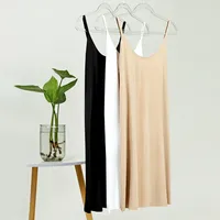 Design Seamless Dress High-grade Outer Wear Suspenders Sleeveless Vest Skirt Summer Inner Base Long Skirt main image 1