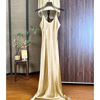 Imitation Acetate Satin Sexy Sexy Suspender Dress Women's Summer New Slim Outer Wear Mid-Length A-Line Skirt main image 2