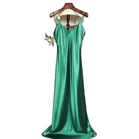 Imitation Acetate Satin Sexy Sexy Suspender Dress Women's Summer New Slim Outer Wear Mid-Length A-Line Skirt main image 5