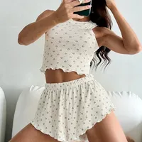 Widberries Summer New Sexy Leopard Sling Shorts Sports Casual Women's Home Clothes sku image 8