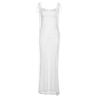 In Stock   Summer New Women's Fashion Sling Sexy Backless Slim Hip-wrapped Temperament Dress sku image 8