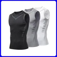 Quick-drying Vest Men's Compression Tight Elastic Science Fiction Sports Fitness Suit Training Basketball Fitness Running main image 1