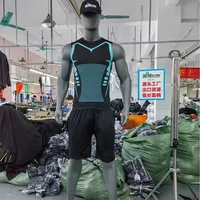 Quick-drying Vest Men's Compression Tight Elastic Science Fiction Sports Fitness Suit Training Basketball Fitness Running main image 3