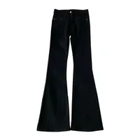 Black Jeans Women's Autumn And Winter Horseshoe Trousers High Waist Slim-Fit All-Match Stretch Floor Straight Micro-Flare Trousers main image 5