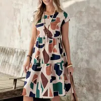 Europe And The United States Spring And Summer New Women's Clothing Europe And The United States   Fashion Printing Dress Women main image 1