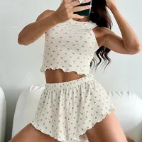 Widberries Summer New Sexy Leopard Sling Shorts Sports Casual Women's Home Clothes sku image 5