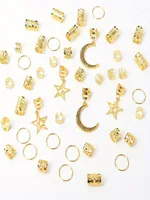Women's Elegant Cute Holiday Party Street Curls Straight Hair Dreadlocks Hair Rings main image 5