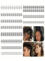 Women's Elegant Cute Casual Holiday Party Curls Straight Hair Dreadlocks Hair Rings main image 5