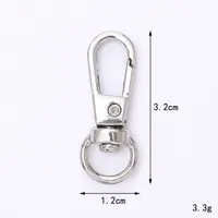 Zinc Alloy Lobster Clasp Keychain Jewelry DIY Handcrafted Accessories sku image 30