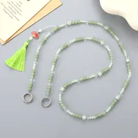 1 Piece Chinoiserie Elegant Lady Geometric Beaded Beaded Bag Pendant Mobile Phone Chain main image 4