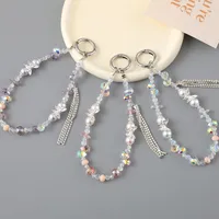 1 Piece Elegant Lady Butterfly Beaded Beaded Bag Pendant Mobile Phone Chain main image 1