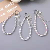 1 Piece Elegant Lady Geometric Artificial Crystal Bag Pendant Mobile Phone Chain main image 1