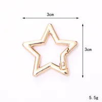 Zinc Alloy Lobster Clasp Keychain Jewelry DIY Handcrafted Accessories sku image 60