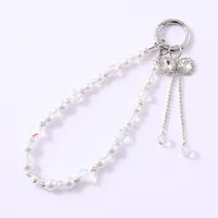 1 Piece Elegant Lady Geometric Artificial Crystal Bag Pendant Mobile Phone Chain main image 5