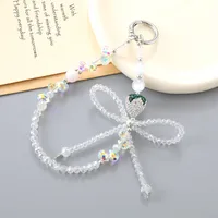 1 Piece Elegant Lady Strawberry Beaded Beaded Bag Pendant Mobile Phone Chain main image 3