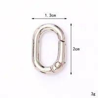 Zinc Alloy Lobster Clasp Keychain Jewelry DIY Handcrafted Accessories sku image 28