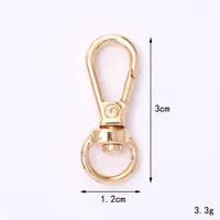 Zinc Alloy Lobster Clasp Keychain Jewelry DIY Handcrafted Accessories sku image 19