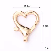 Zinc Alloy Lobster Clasp Keychain Jewelry DIY Handcrafted Accessories sku image 15
