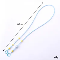 1 Piece Elegant Cute Sheep Acrylic Beaded Bag Pendant Mobile Phone Chain main image 2
